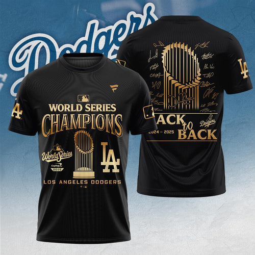 Los Angeles Dodgers 2025 World Series Champions 3D Apparel – HOATT14296