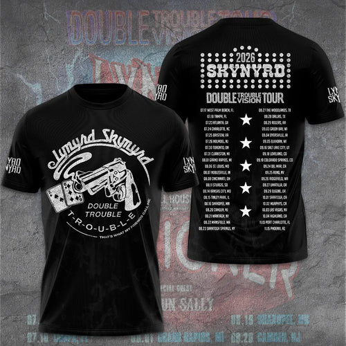 Lynyrd Skynyrd Tour 2026 3D Apparel – GNE8280