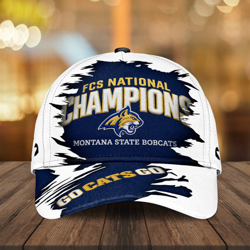 Montana State Bobcats Football 2025 National Champions Classic Cap – MAITM14481