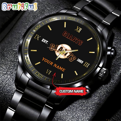 MLB San Francisco Giants Watch Black Fashion Watch Baseball Game