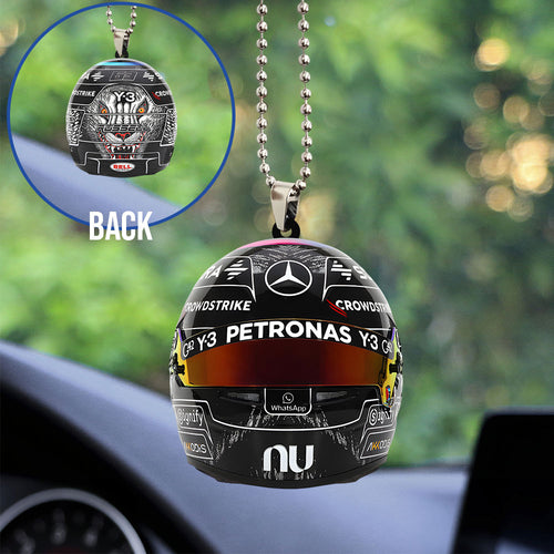 Mercedes AMG Petronas F1 Team x George Russell Custom shape 2-sided Acrylic Car Ornament โ TANTN23266