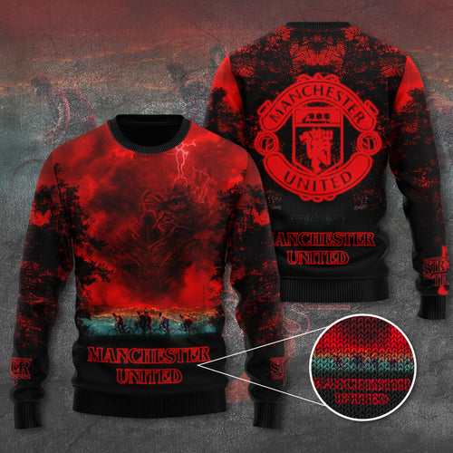 Manchester United x Stranger Things Ugly Sweater – TANTN17780