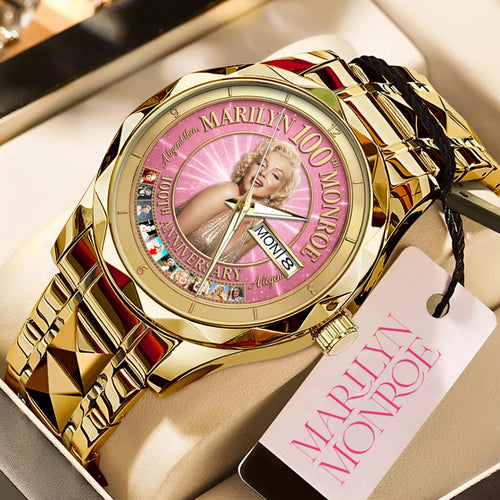 Marilyn Monroe 100th Anniversary Alloy Luxury Quartz Watch - TMTHU7666