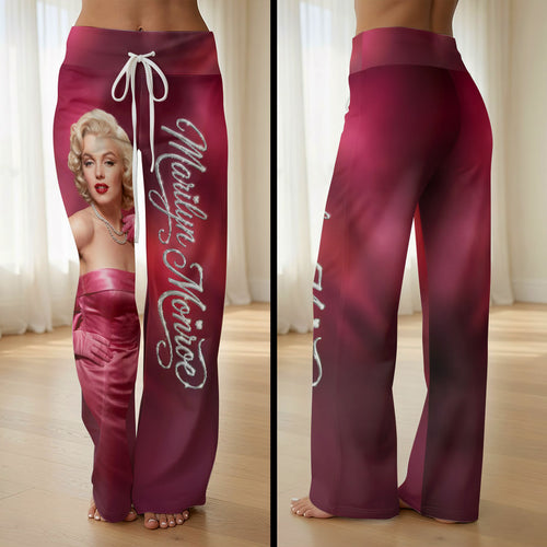 Marilyn Monroe 100th Anniversary High-Waisted Straight-Leg Trousers – HOATT20131