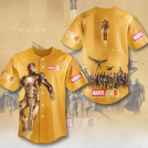 Marvel Studios: The First Ten Years Baseball Jersey – TMTHU8709
