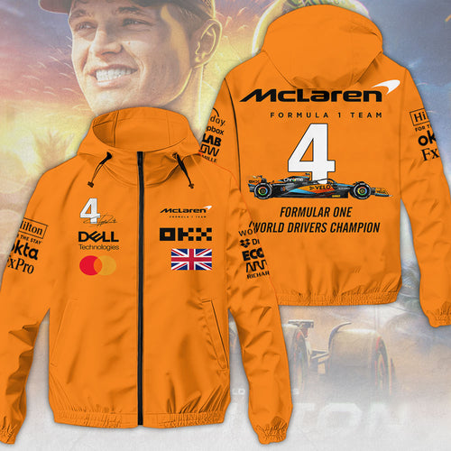 McLaren x Lando Norris 2025 World Champion 3D Windbreaker Jacket – MAITM14094
