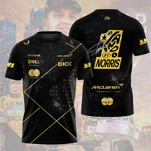 McLaren x Lando Norris 2025 World Champion 3D Apparel – HOATT15100