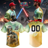 Memphis Redbirds Star Wars Night Light Swords Baseball Jersey