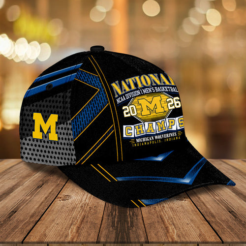 Michigan Wolverines 2026 Men's Basketball National Champions Classic Cap – HOATT17224