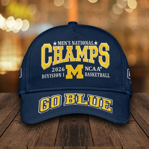 Michigan Wolverines 2026 Men's Basketball National Champions Classic Cap – HOATT17229