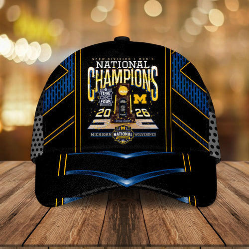 Michigan Wolverines 2026 Men's Basketball National Champions Classic Cap – HOATT17230