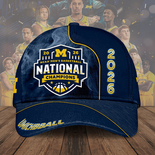 Michigan Wolverines 2026 NCAA Men's Basketball National Champs Classic Cap – TMTHU4951