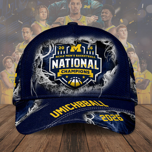Michigan Wolverines 2026 NCAA Men's Basketball National Champs Classic Cap – TMTHU4953
