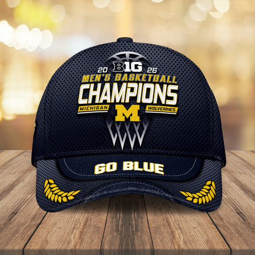 Michigan Wolverines Men's Basketball 2026 Big Ten Champions Classic Cap – MAITM14904