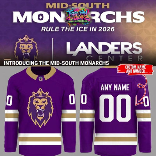 Mid-South Monarchs Rule The Ice 2026 Limited Edition Hockey Jersey