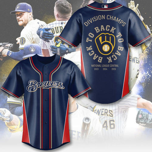 Milwaukee Brewers Baseball Jersey – GNE4448