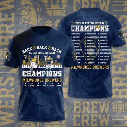 Milwaukee Brewers 3D Apparel – TANTN16620