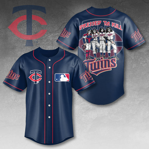 Minnesota Twins x KISS Baseball Jersey – HOATT13415