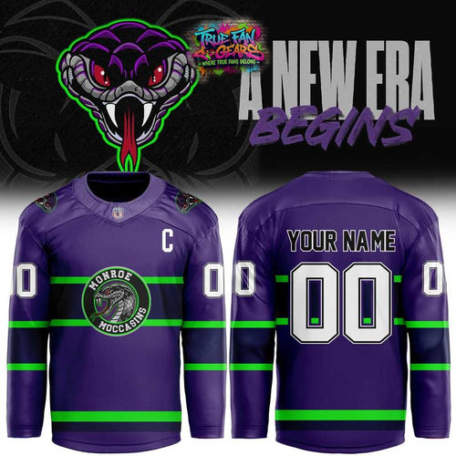 Monroe Moccasins A New Era Begins 2026 Limited Edition Hockey Jersey