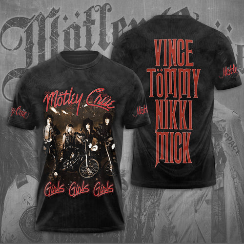 Mötley Crüe 3D Apparel – NGHIAVT 0816
