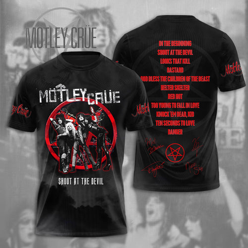 Mötley Crüe 3D Apparel – NGHIAVT 0819