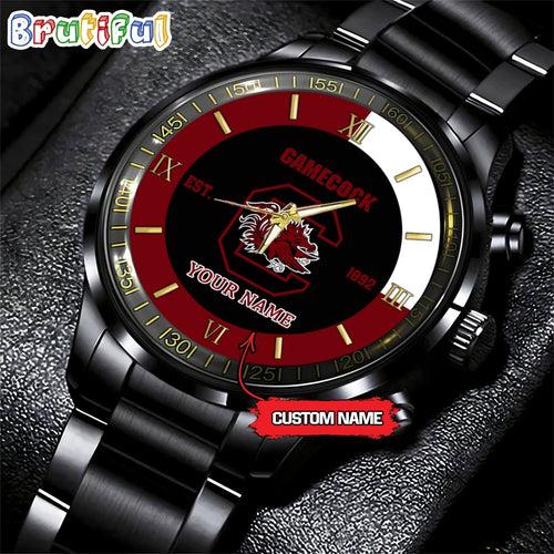 NCAA South Carolina Gamecocks Black Fashion Watch