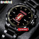 NCAA Stanford Cardinal Black Fashion Watch Football Watch For Fans