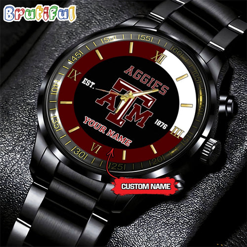 NCAA Texas A&M Aggies Black Fashion Watch