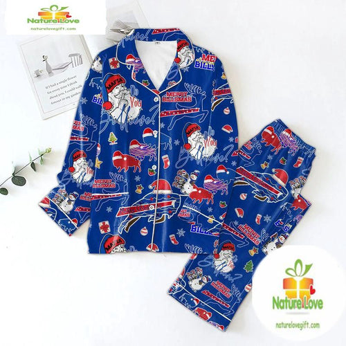 NFL Buffalo Bills Do You Billieve For Football Team Winter Satin Pajamas Set Gift for Fans