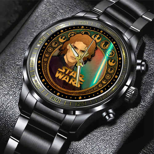 Star Wars Black Stainless Steel Watch – NGHIAVT3943