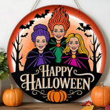 Halloween x Hocus Pocus Round Wooden Sign – NGHIAVT5292