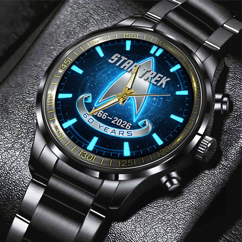 Star Trek Black Stainless Steel Watch – NGHIAVT5420