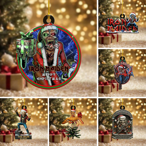 6PCS Iron Maiden Custom Shape 2-Side Printed Acrylic Ornament – NGHIAVT5726