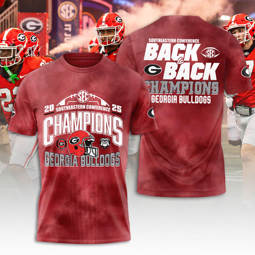 Georgia Bulldogs Football 2025 3D Apparel – NGHIAVT5901