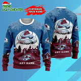 NHL Colorado Avalanche Hockey New Design Litmited Christmas Ugly Sweater