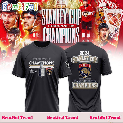 NHL Florida Panthers 2024 Stanley Cup Champions Locker Room T Shirt