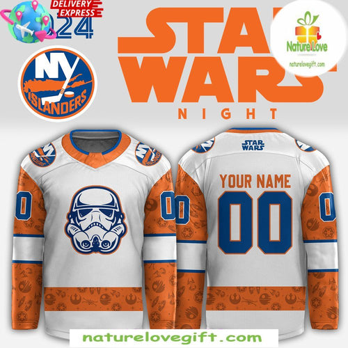 New York Islanders Star Wars Night 2026 Hockey Jersey Custom