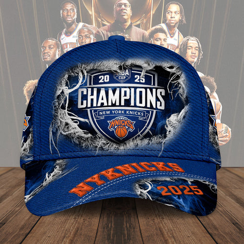 New York Knicks 2025 NBA Cup Champions Classic Cap – TMTHU2712