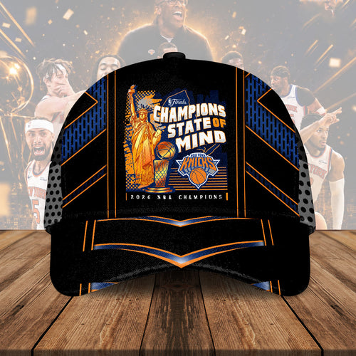 New York Knicks 2026 NBA Finals Champions Classic Cap – HOATT18748