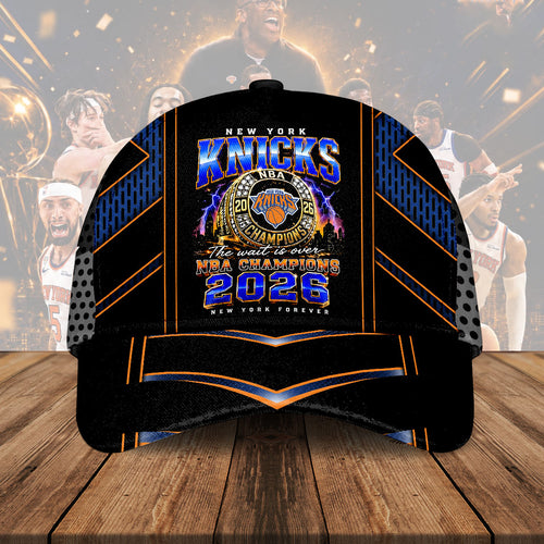 New York Knicks 2026 NBA Finals Champions Classic Cap – HOATT18794
