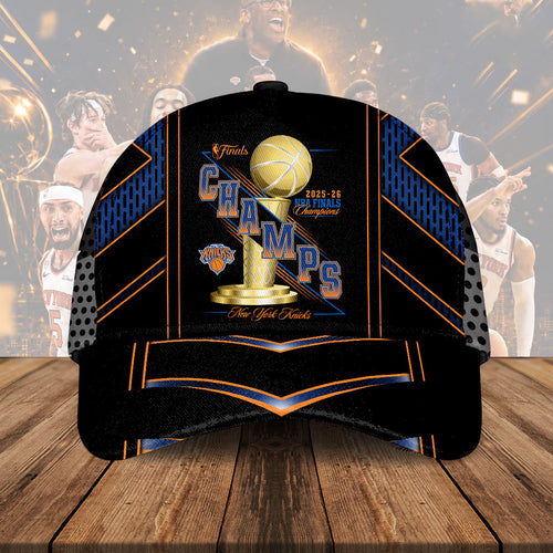 New York Knicks 2026 NBA Finals Champions Classic Cap – HOATT18873