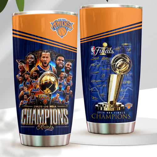 New York Knicks 2026 NBA Finals Champions Tumbler Cup – HOATT18629