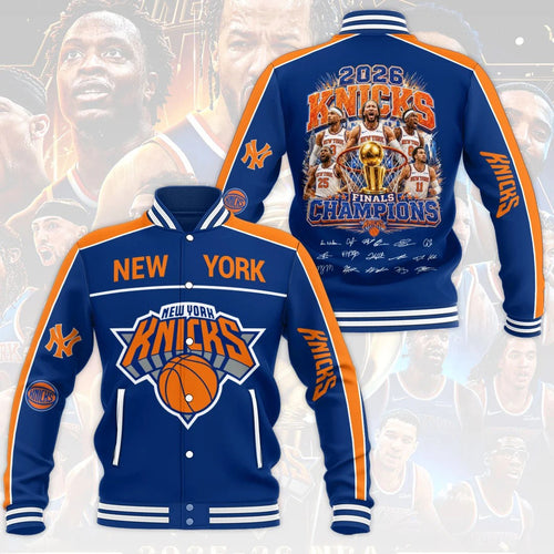 New York Knicks 2026 NBA Finals Champions Varsity Jacket – HOATT20429