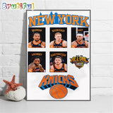 New York Knicks Basketball Shirt, All In All One Knicks Wall Art Poster Canvas