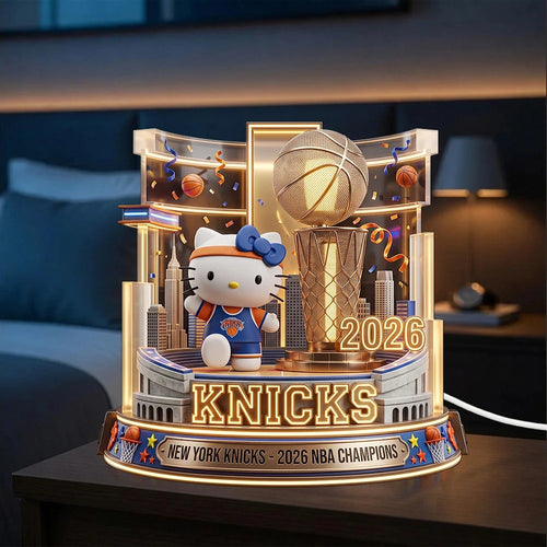 New York Knicks Custom Shape Acrylic Light Box – TMTHU8757