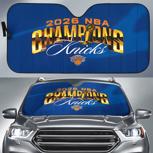 New York Knicks NBA Finals Champions 2026 Auto Sun Shade – TANTN23712
