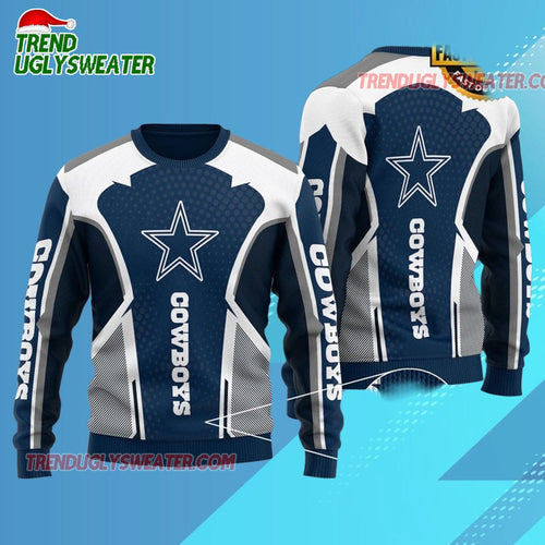 Nfl Dallas Cowboys New Edition 2025 Custom Ugly Xmas Sweater
