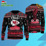 Kansas City Chiefs New Edition 2025 26 Custom Name Ugly Christmas Sweater
