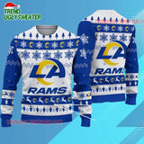 Nfl Los Angeles Rams 2025 Reindeer Christmas Tree Ugly Xmas Sweater