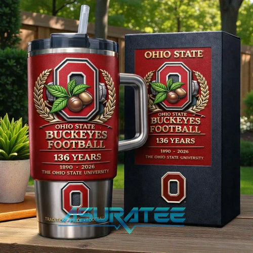 Ohio State Buckeyes 136th Anniversary Limited Edition YETI Tumbler